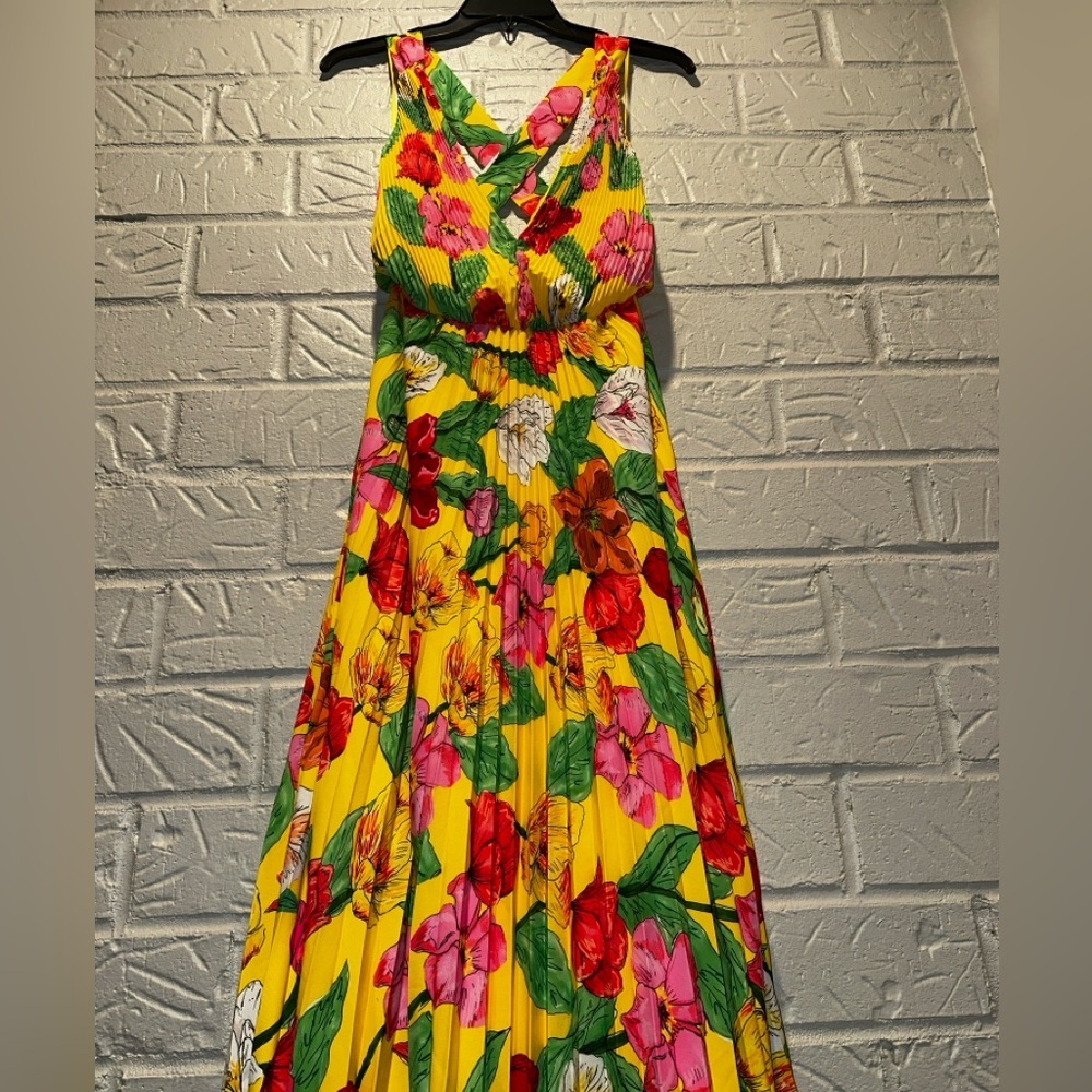 Milly Oria Floral Maxi Dress Size 6 - Picture 5 of 16